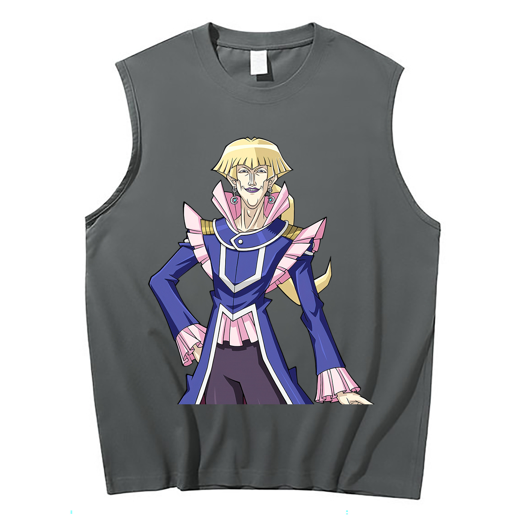 （画像用） 遊☆戯☆王 Yu-Gi-Oh! コットン100％タンクトップ（フロントプリント）
